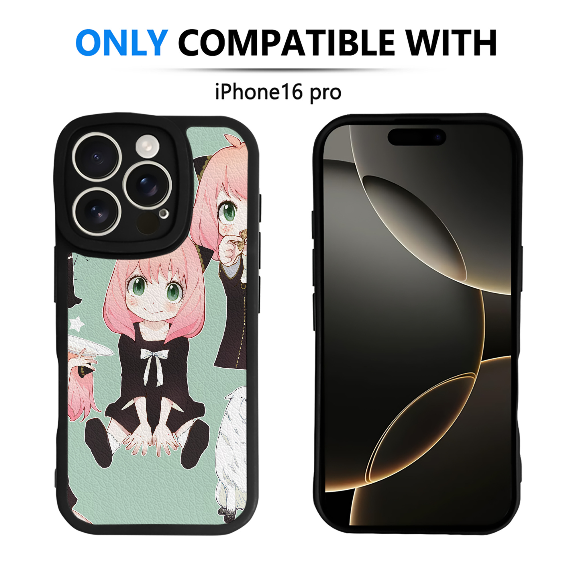 （画像用） SPY×FAMILY间谍家家酒 【iPhone 16シリーズ対応】シリコンスマホケース（レザー調） 材質：シリコン